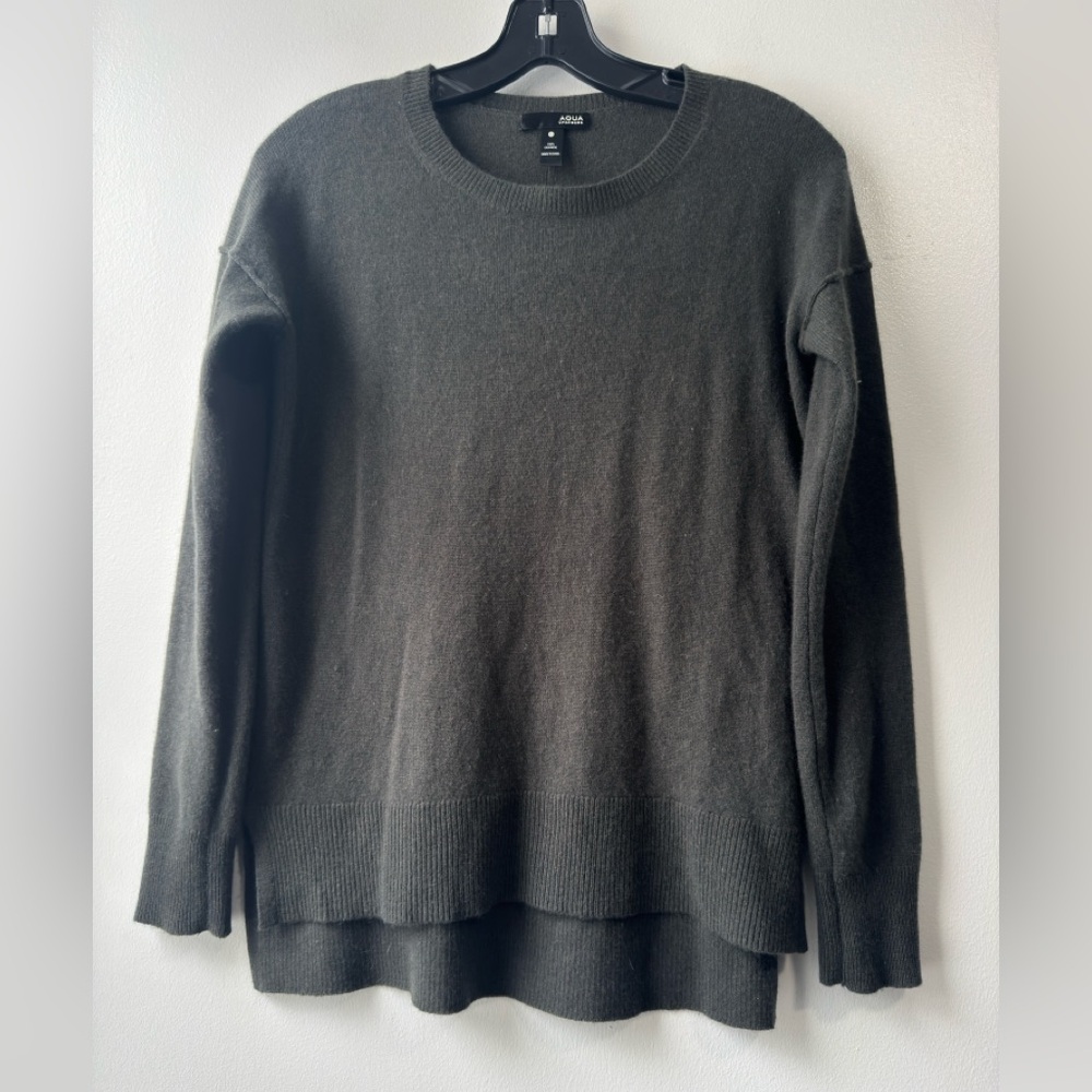 Aqua Women’s 100% Cashmere Sweater Sz XS